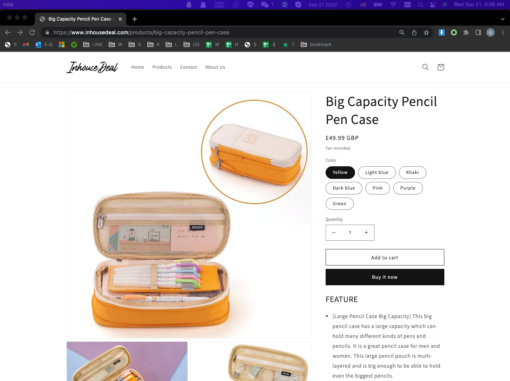 Big Capacity Pencil Pen Case - Image 7