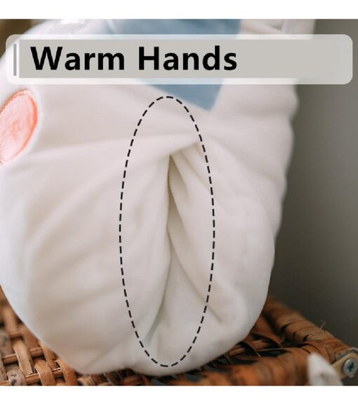 Transparent Visible Warm Hand Plush Gamed Pillow - Image 8