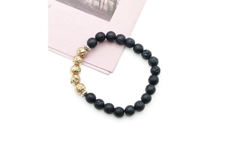 Chakra Meditating Lava Stone Bracelet - Image 6