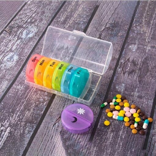 2 Times a Day AM PM Medicine Box Pill Organizer - Image 12