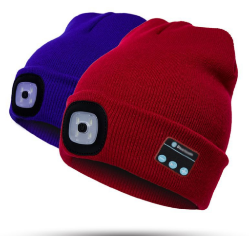 One or Two Bluetooth Beanie Hat with LED Light waiting for LEd ver - Image 9