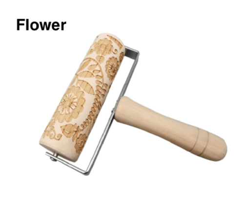 Christmas Engraved Embossing Rolling Pin - Image 11