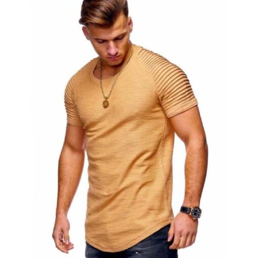 Men’s Short Sleeve Crew Neck Muscle Tee - Image 6