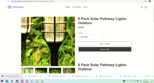 6 Pack Solar Pathway Lights Outdoor - Image 9