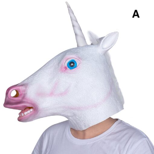 Halloween Party Cosplay Horse Mask - Image 4