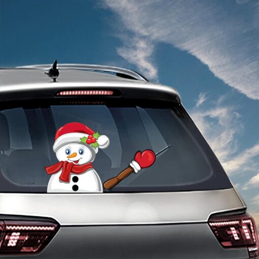 Removable Christmas Car Rear Wiper Sticker - - Image 29