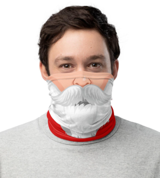 Christmas Neck Gaiter Face Mask Print - - Image 13