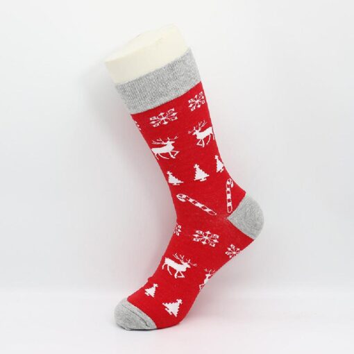 One or Six Pairs Christmas Cartoon Dinosaur Deer Socks - Image 9