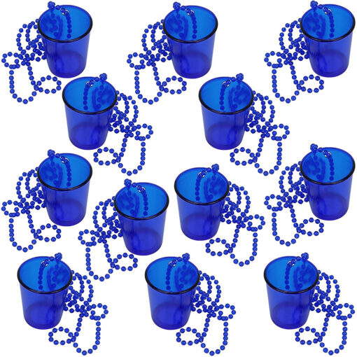 12 Pieces Shot Glass on Beaded Necklaces - Image 4