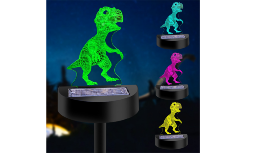 One, Two or FourSolar Dinosaur LED Lights - Image 8