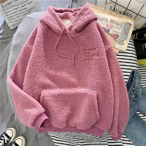 Fleece Flannel Pullover Sweatshirt - Image 7