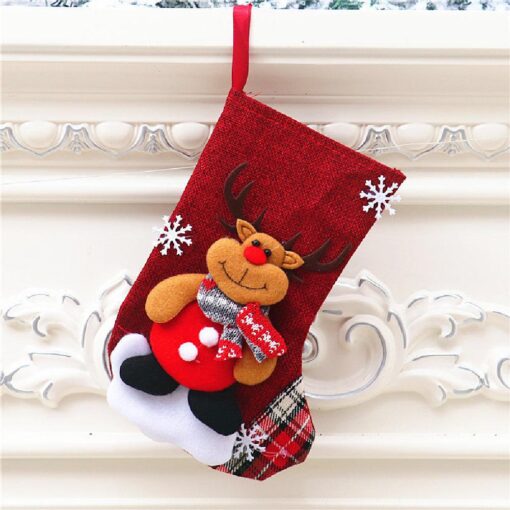 5 Styles 4pcs Christmas Stockings - Image 15