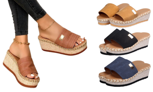 Women Wedge Slippers Platform Flip Flops