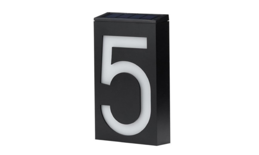 One or Two Solar LED Number Door Plaque Lamp - Image 12