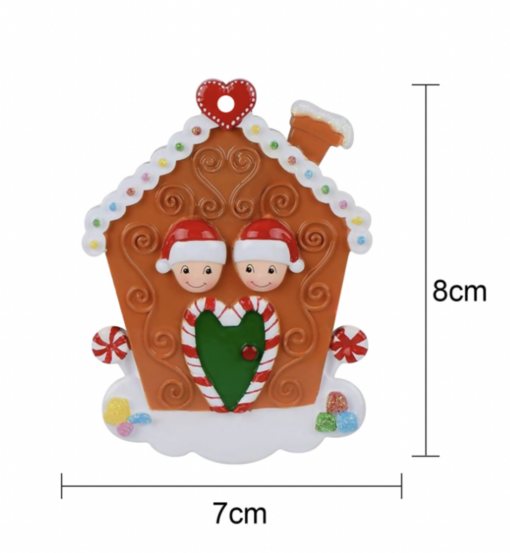 Christmas Tree Biscuit House Decoration - Image 2