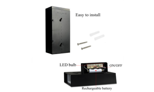 One or Two Solar LED Number Door Plaque Lamp - Image 14