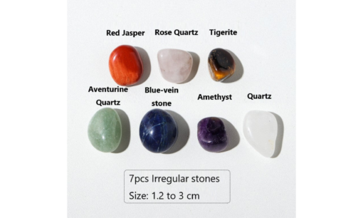 7- or 14- Pieces Crystals Kit- Chakra Crystals and Gemstones Set - Image 7