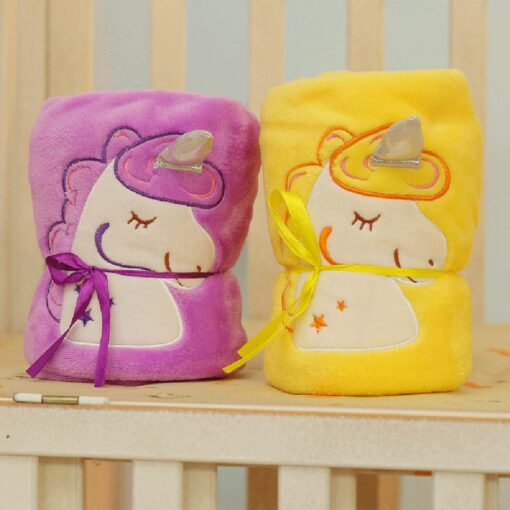 Unicorn Velvet Plush Throw Blanket - Image 13