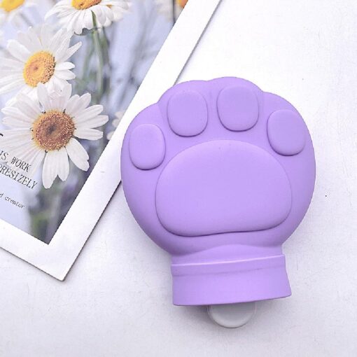 Cat Paw Shape Silicone Hot Water Bottle Cove - Image 8