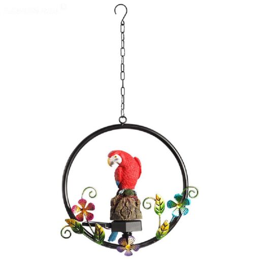 LED Solar Parrot Flower Ring Lights - Image 11