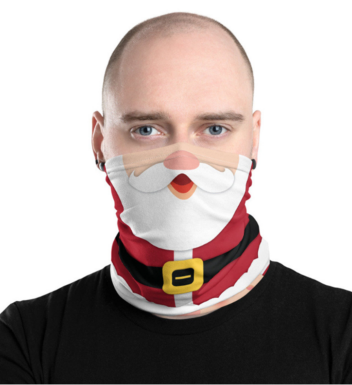 Christmas Neck Gaiter Face Mask Print - - Image 11