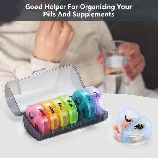 2 Times a Day AM PM Medicine Box Pill Organizer - Image 6