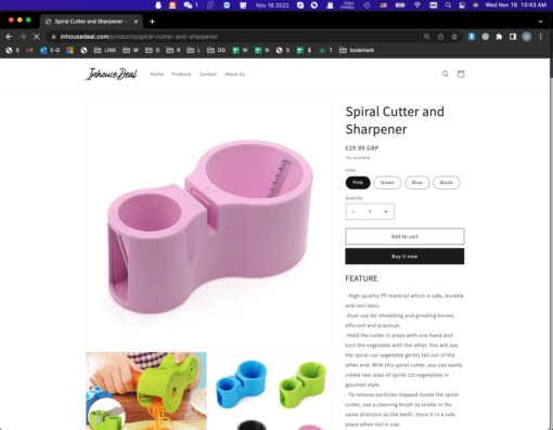 Spiral Cutter and Sharpener - Image 10