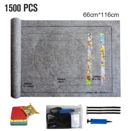 Portable Jigsaw Puzzle Mat Roller Set for 1500 Pieces Jigsaw - Image 11