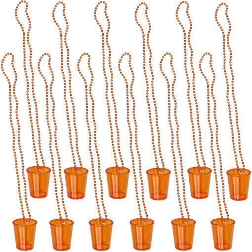 12 Pieces Shot Glass on Beaded Necklaces - Image 2