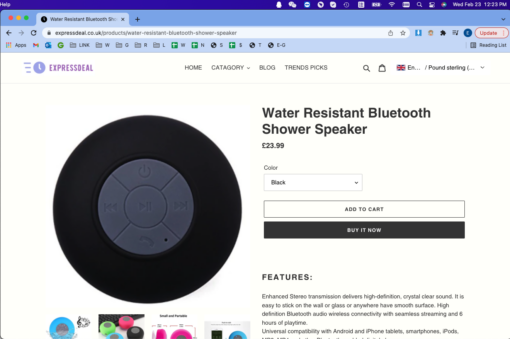 Water Resistant Bluetooth Shower Speaker - Image 15