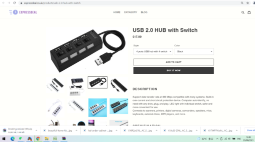 USB 2.0 HUB with Switch - - Image 9