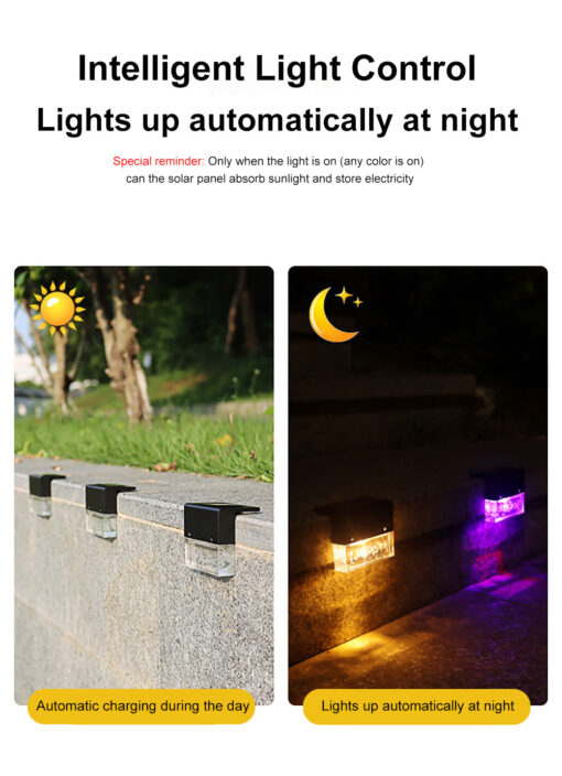 One, Four or Six Solar Powered Deck Lights - Image 18