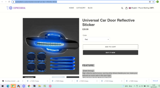 Universal Car Door Reflective Sticker - Image 2