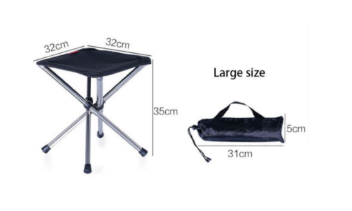 Portable Telescopic Folding Stool with Carrying Bag - Image 5