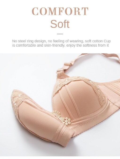 Wireless Thin Soft Gather Bra - Image 3