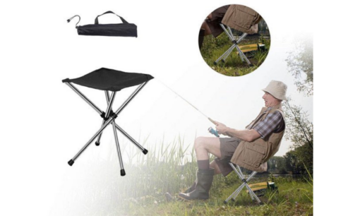 Portable Telescopic Folding Stool with Carrying Bag - Image 7