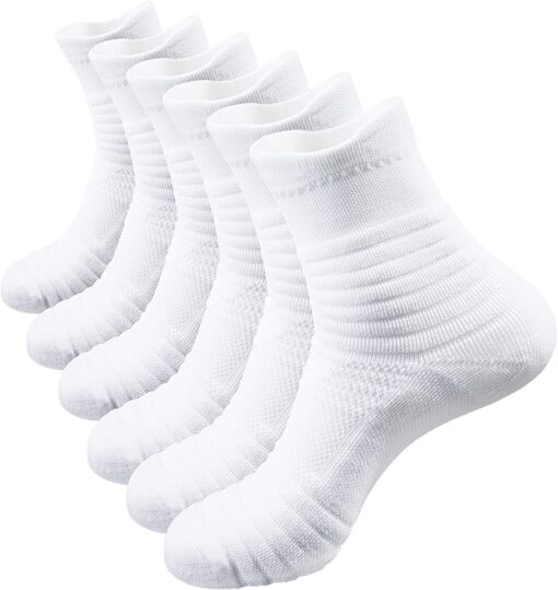 6 or 12 Pairs Athletic Thick Towel Socks - Image 11