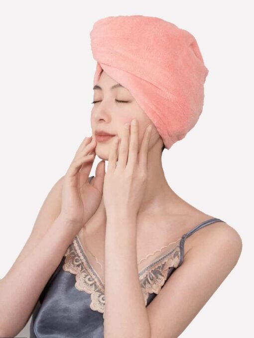 One, Two or Four Ultra Plush Microfiber Hair Towel Wrap - Image 13