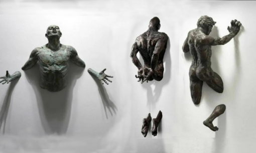 Climbing Man 3D Statue Wall Decoration - Image 4