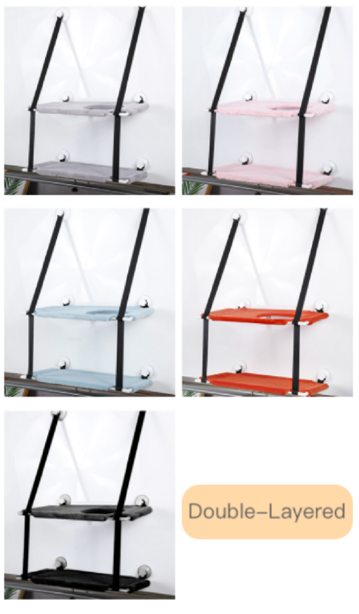 Cat Hammock with Suction Cups - Image 10