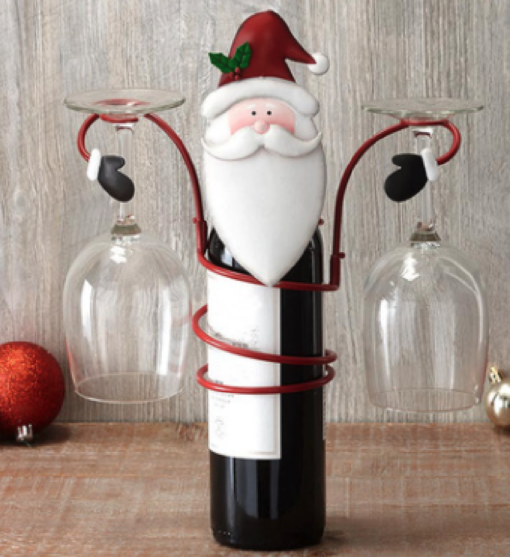 Christmas bottle Wine Glass Holder - Image 2