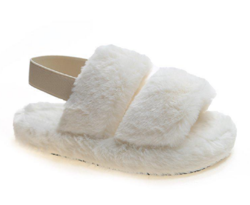 Women's Fluffy Sliders - Image 7