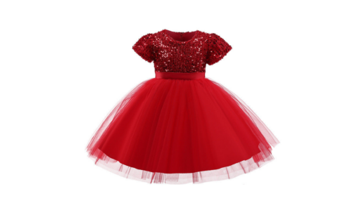 Kid's Princess Sequins Gauze Tutu Dress - Image 10