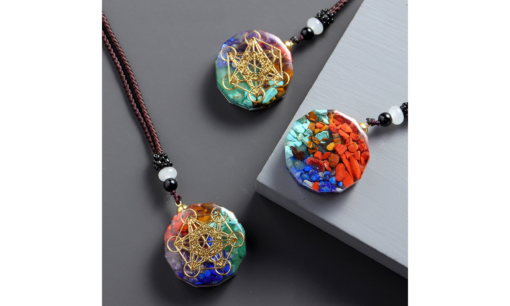 Chakra Pendant Healing Necklace - Image 3