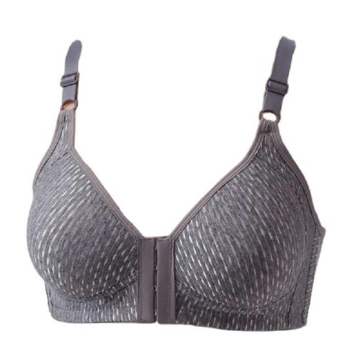 Comfortable Breathable Front Closure Push Up Bra - Image 7