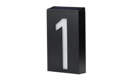 One or Two Solar LED Number Door Plaque Lamp - Image 7