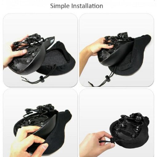 3D Silicone Gel Saddle Cover for Bicycle - Image 5