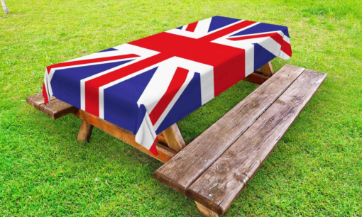 5 Sizes United Kingdom Flag British Tablecloth