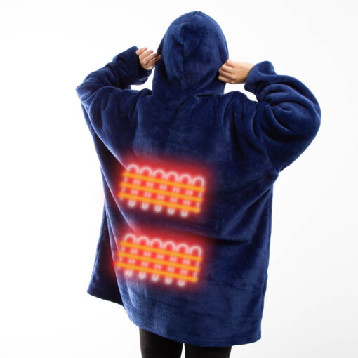 Portable Heated Plush Flannel Blanket - Image 2