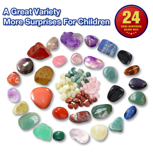 24 Grid Advent Calendar Gem Stone Blind Gift box - Image 15